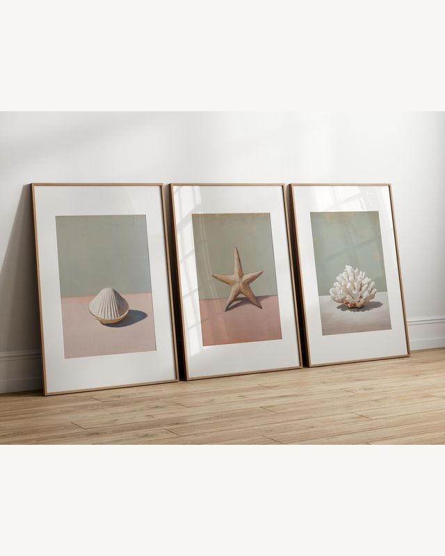 Coastal Wall Art Set of 3