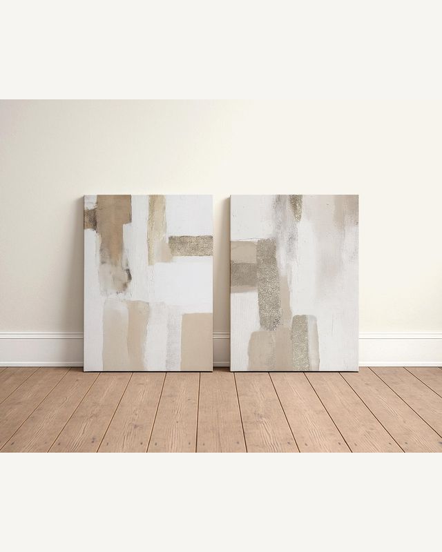 Neutral Abstract Art Set