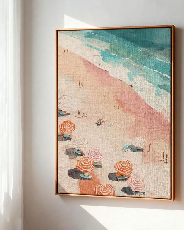Aerial Beach Wall Art